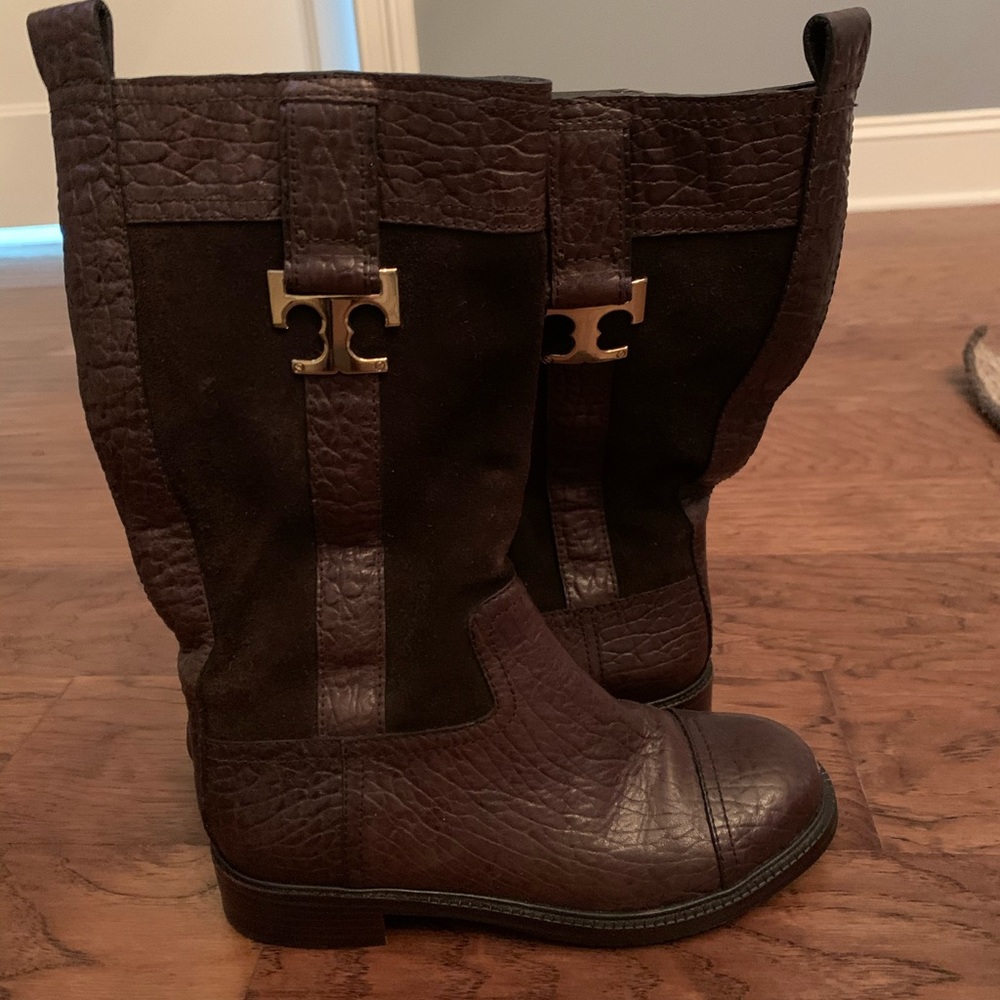 Tory Burch Leather/Suede Boots